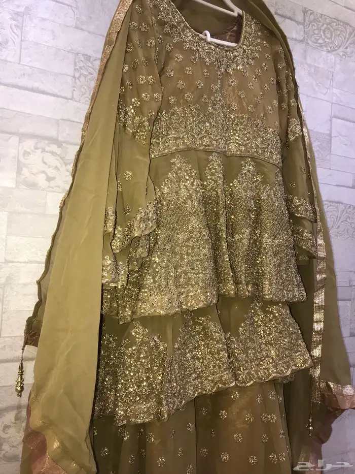 ملابس هندي شرارة فخمة زي عروس ساري تقليدي باكستاني جلوه بحر 6