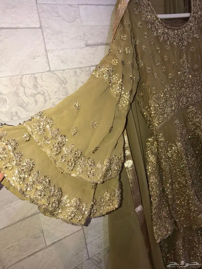 ملابس هندي شرارة فخمة زي عروس ساري تقليدي باكستاني جلوه بحر 17