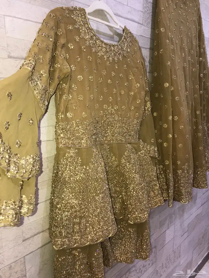 ملابس هندي شرارة فخمة زي عروس ساري تقليدي باكستاني جلوه بحر 4