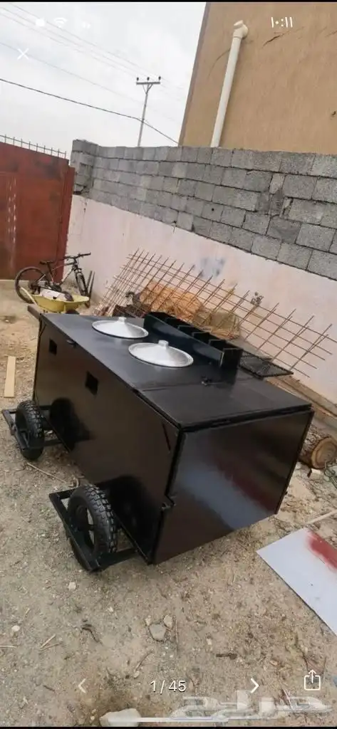 عربات بيع بطاطس بسطات كشك مشروع 18