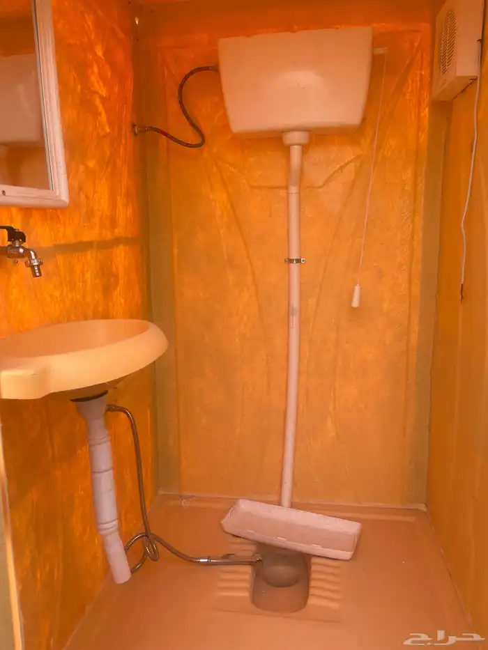 بورتبل دورة مياه متنقلة وحدات صحية حمامات fiber glass W.C 7