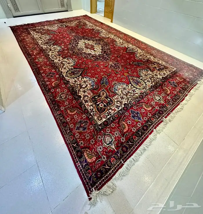 زوليه سجاده صوف حياكه يدويه قديمه نادره ايرانيه 5