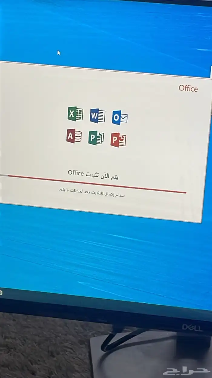 كمبيوتر i7مع شاشة 24جديدة مع 8رام معssd256سريع جدا كامل عرض 11