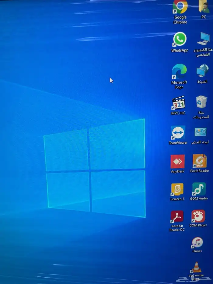 كمبيوتر i7مع شاشة 24جديدة مع 8رام معssd256سريع جدا كامل عرض 3