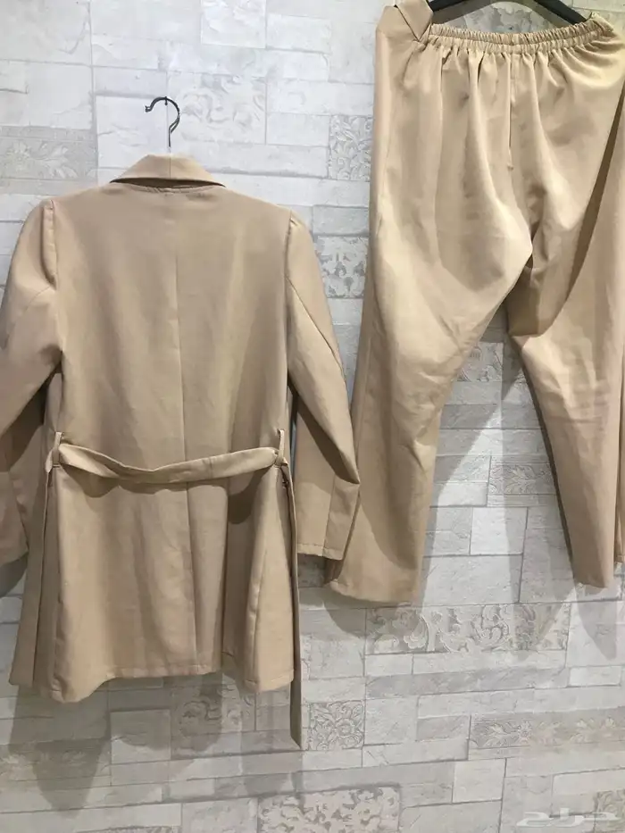 طقم بدلة نسائية انيق ملابس ازياء رسميه للنساء بنطلون وجاكيت 6