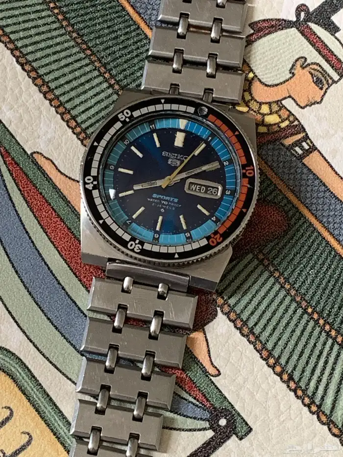 احد نوادر ساعات سيكو ( Seiko ) الغوص فنتج . 1
