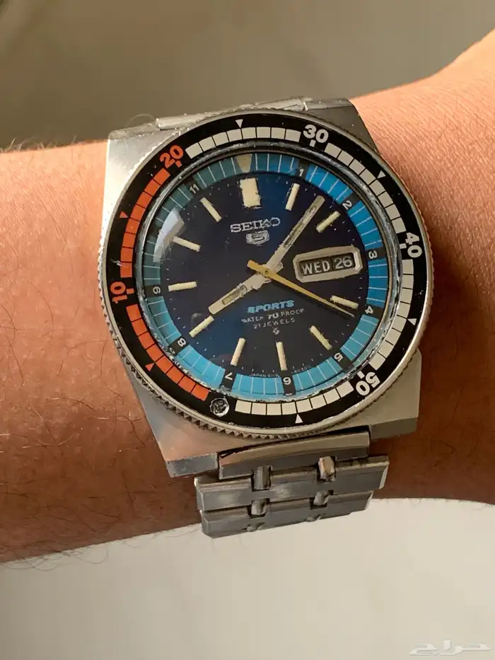 احد نوادر ساعات سيكو ( Seiko ) الغوص فنتج . 7