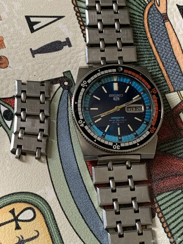 احد نوادر ساعات سيكو ( Seiko ) الغوص فنتج . 6