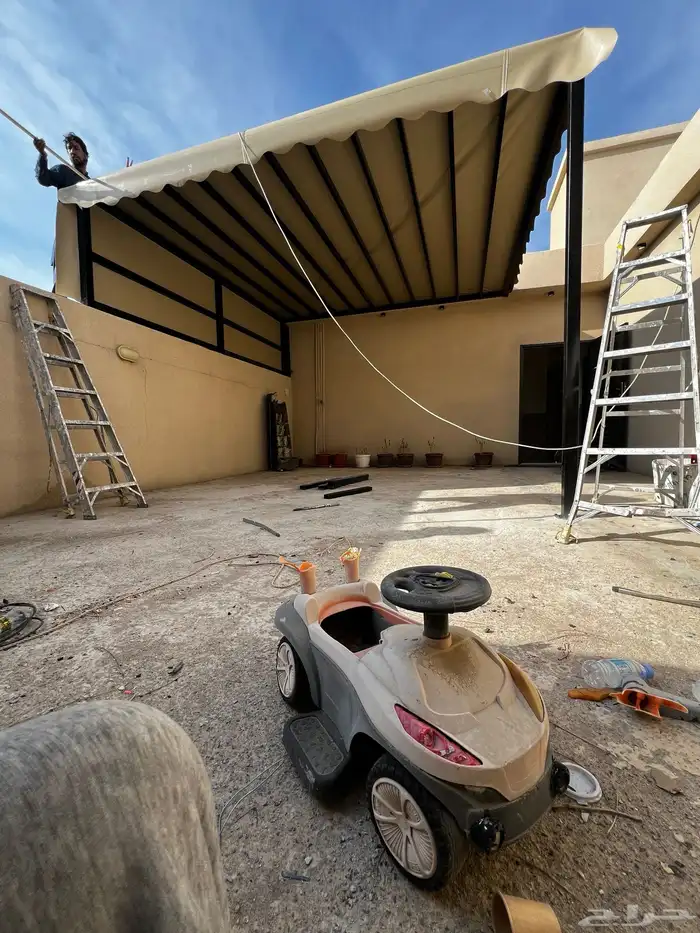 مضلات برجولات جلسات خارجيه سواتر ديكورات ترميمات شامله 98