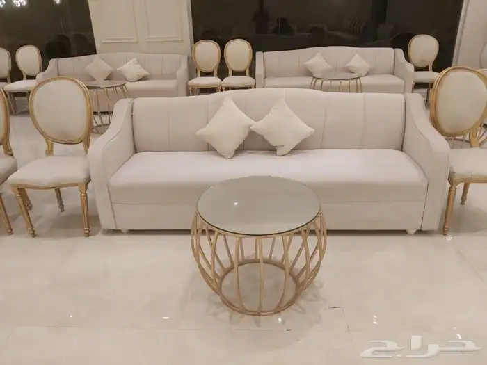 تاجير جميع انواع الكنب والطاولات والكراسي 9