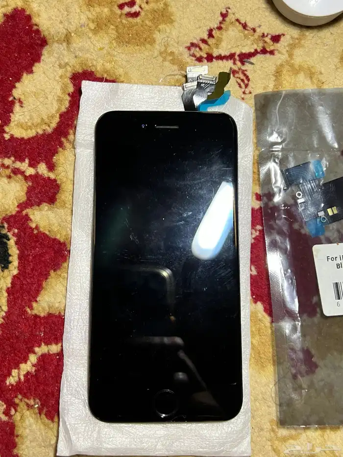 شاشة ايفون 6 ومدخل وقطعة مدخل شاحن ايفون 6 بلس 2