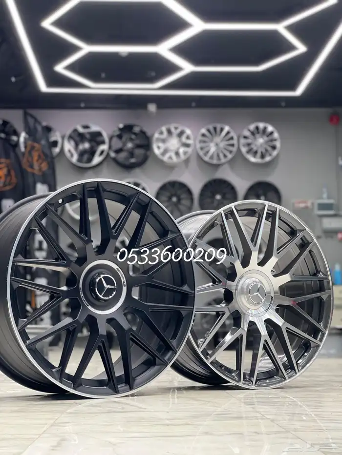 جنوط مرسيدس  Mercedes-AMG S63 E موديل 2024 مقاس 21 1