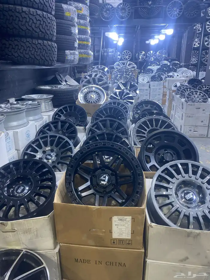 جنوط وكفرات محل لبيع جميع أنواع الجنوط والكفرات جمله 2