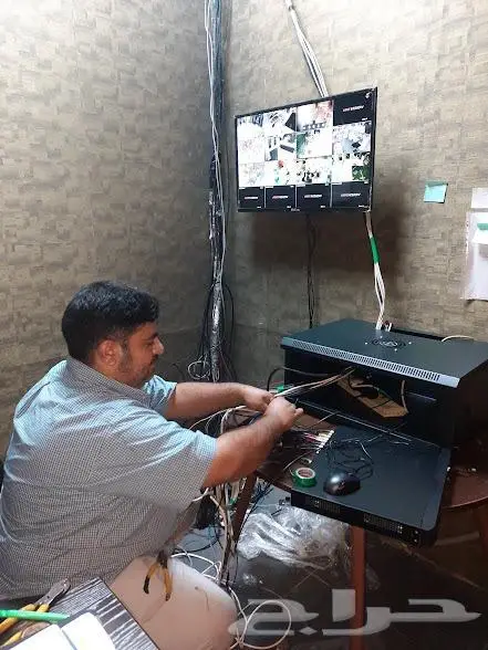 كاميرات انتركم شبكات سماعات جهاز بصمه فايبر 16