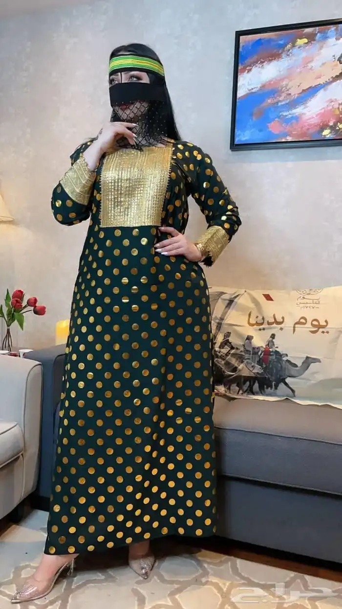 جلابيات وفساتين يوم التأسيس فخمه 33