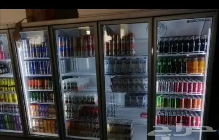 ثلاجة عرض بانكول 4 باب زجاج 4