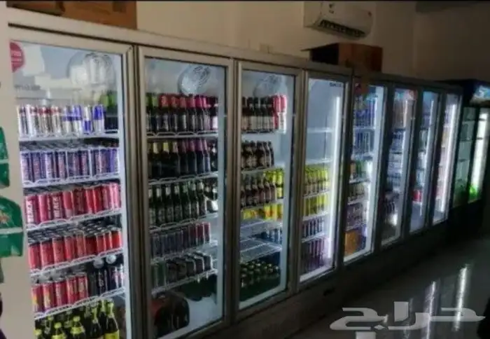ثلاجة عرض بانكول 4 باب زجاج 1