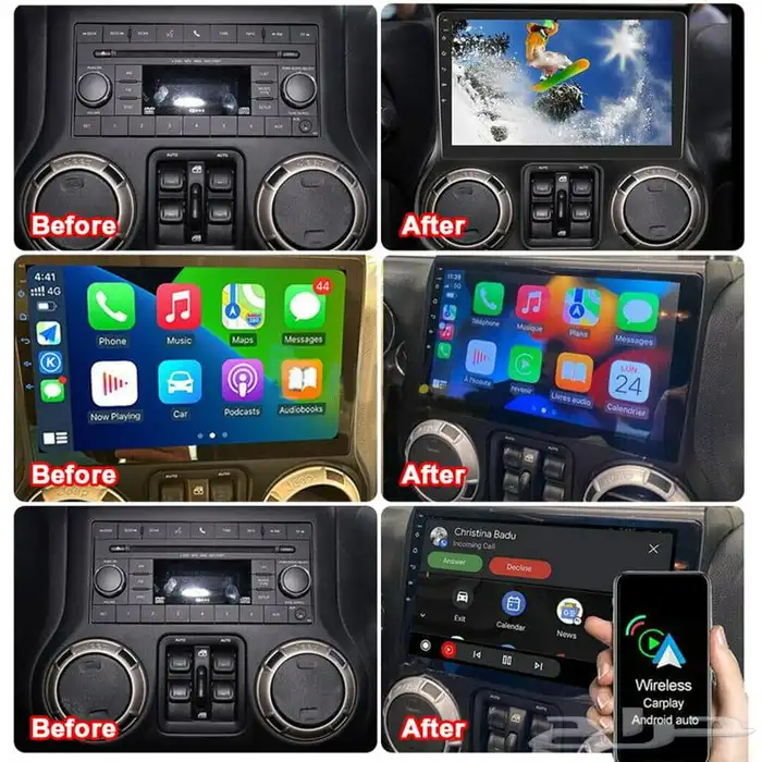 شاشه جيب رانقلر أندرويد آخر اصدار ضمان سنتين 2