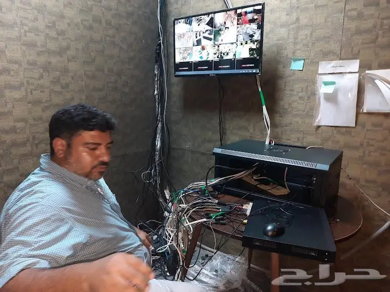 كاميرات انتركم شبكات سماعات جهاز بصمه فايبر 34