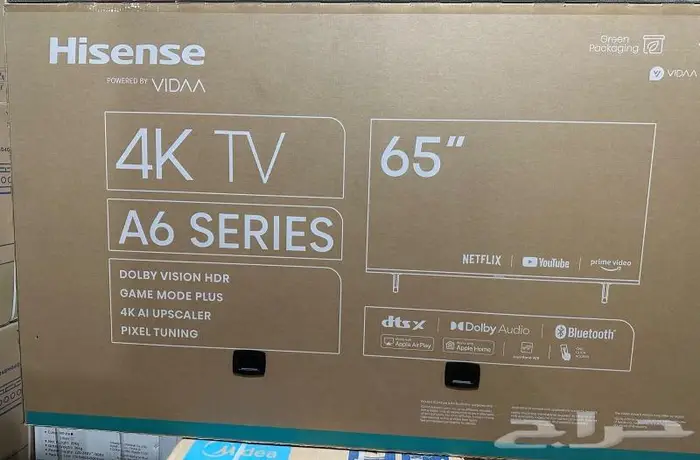 يتوفر لدينا شاشات هايسينس سمارت نظام فيدا 4K 0
