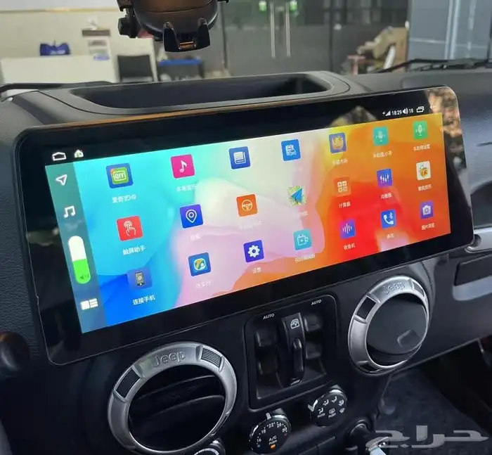 شاشه جيب رانقلر أندرويد آخر اصدار ضمان سنتين 0