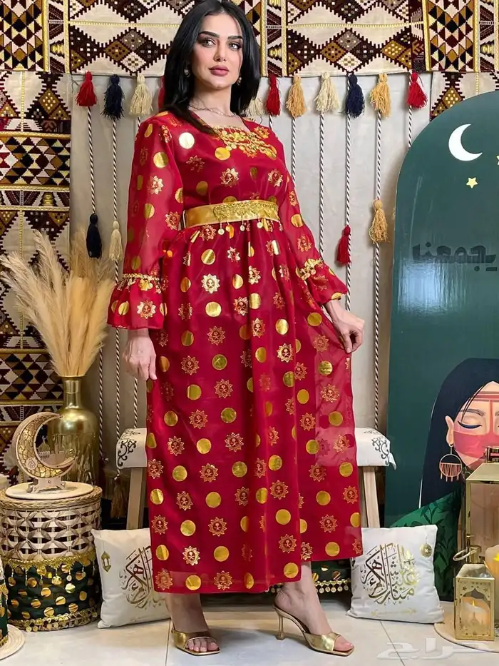 جلابيات وفساتين يوم التأسيس فخمه 13