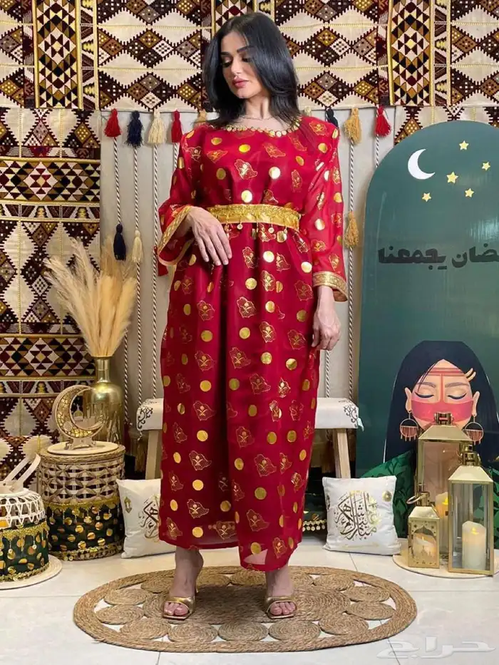 جلابيات وفساتين يوم التأسيس فخمه 2