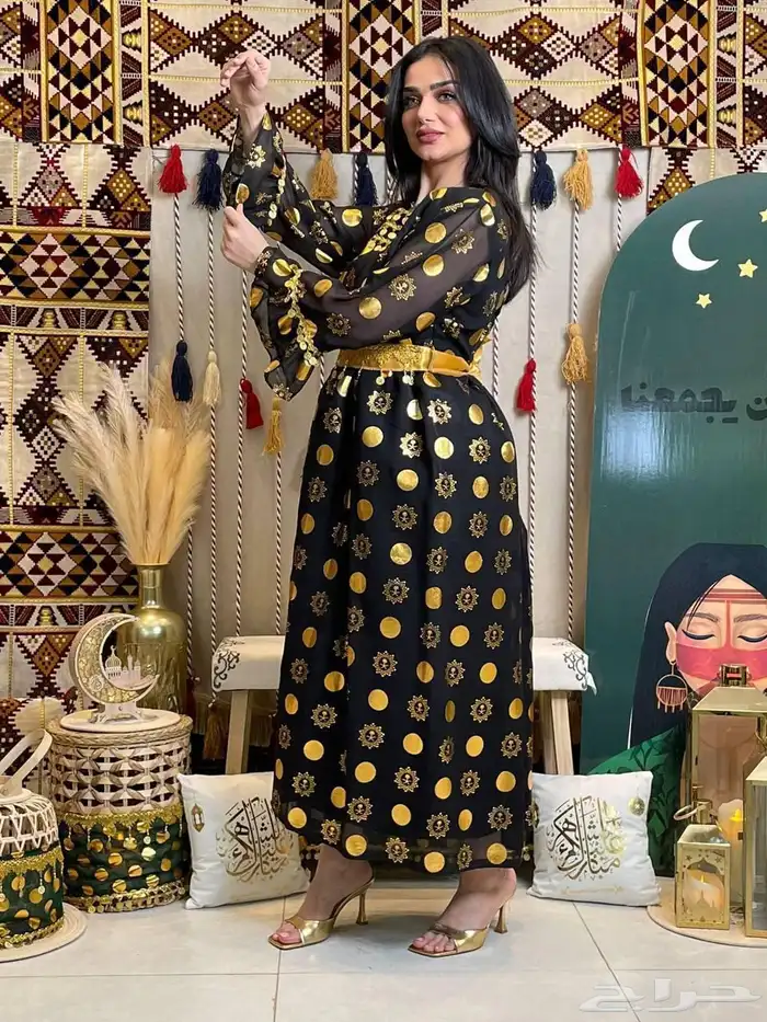 جلابيات وفساتين يوم التأسيس فخمه 9