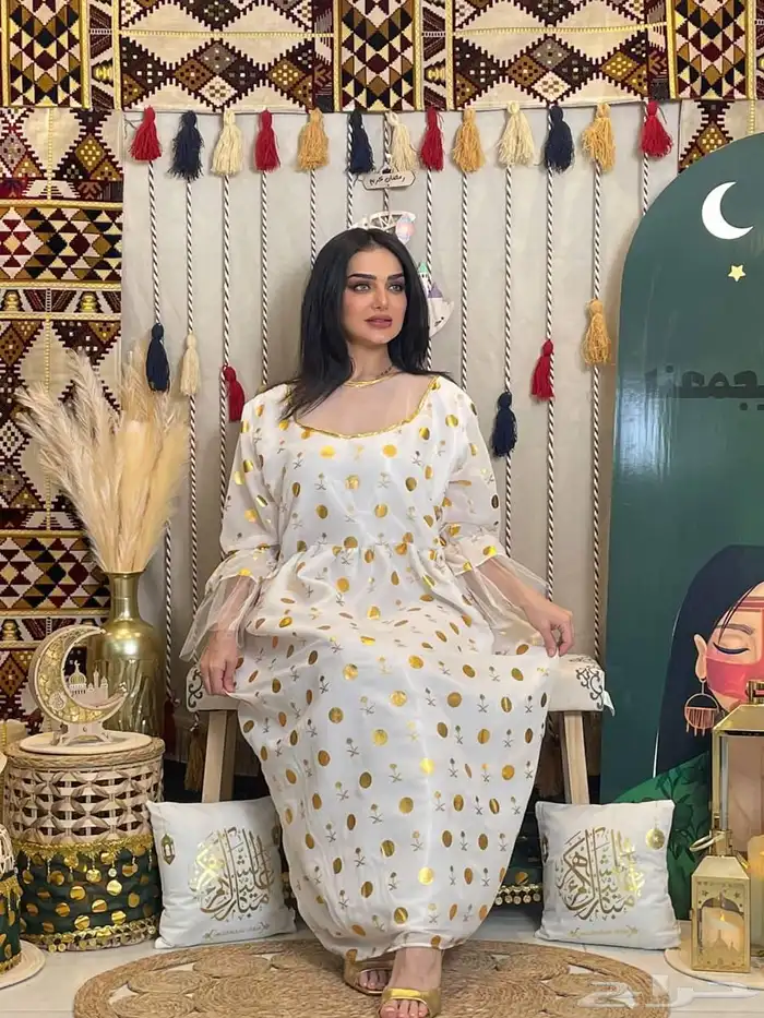 جلابيات وفساتين يوم التأسيس فخمه 48