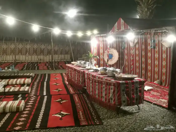 خيم اليوم الوطنى ويم التأسيس مع الزينا واكل جنوبي 2