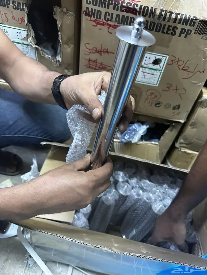 مصبات بإنارة ستيل تايواني 60 سم 8