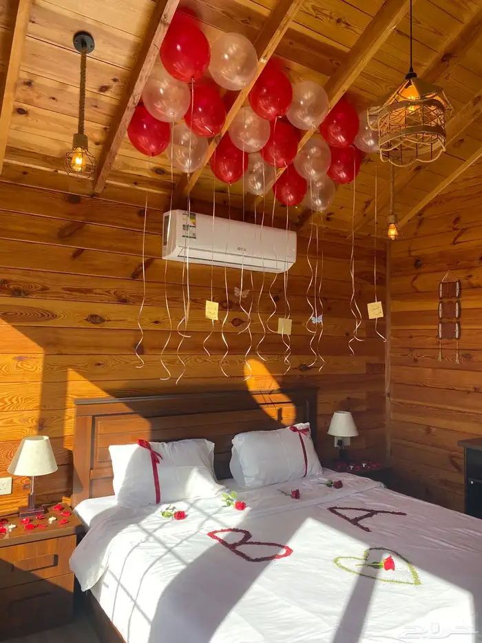 تزين وتنسيق ذكرى زواج وغرف عرسان 9