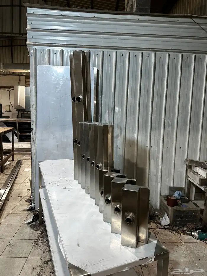 مصبات بإنارة ستيل تايواني 60 سم 14