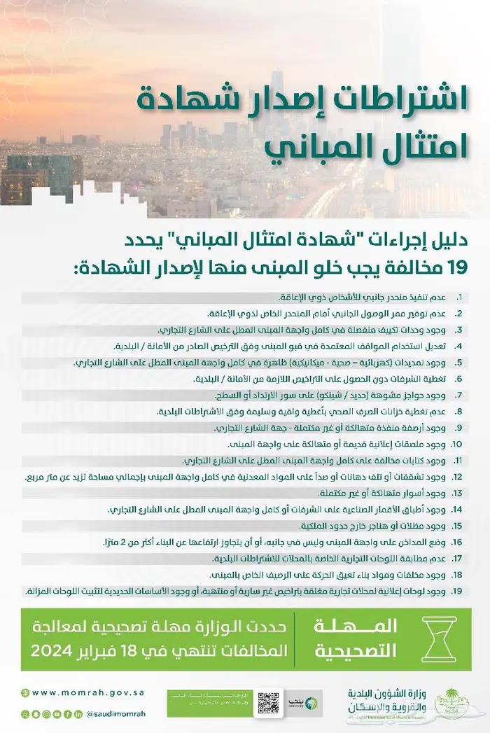 شهادة إمتثال للمباني 4