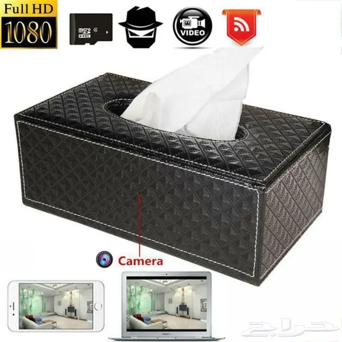 كاميرا علبة الفاين شحن وعن بعد وتحفظ التسجيلات دقة HD 8
