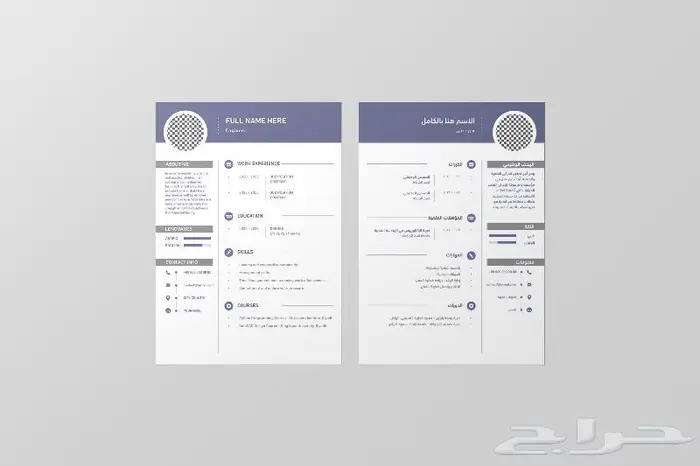 تصميم سيرة ذاتية CV السعر 20 4