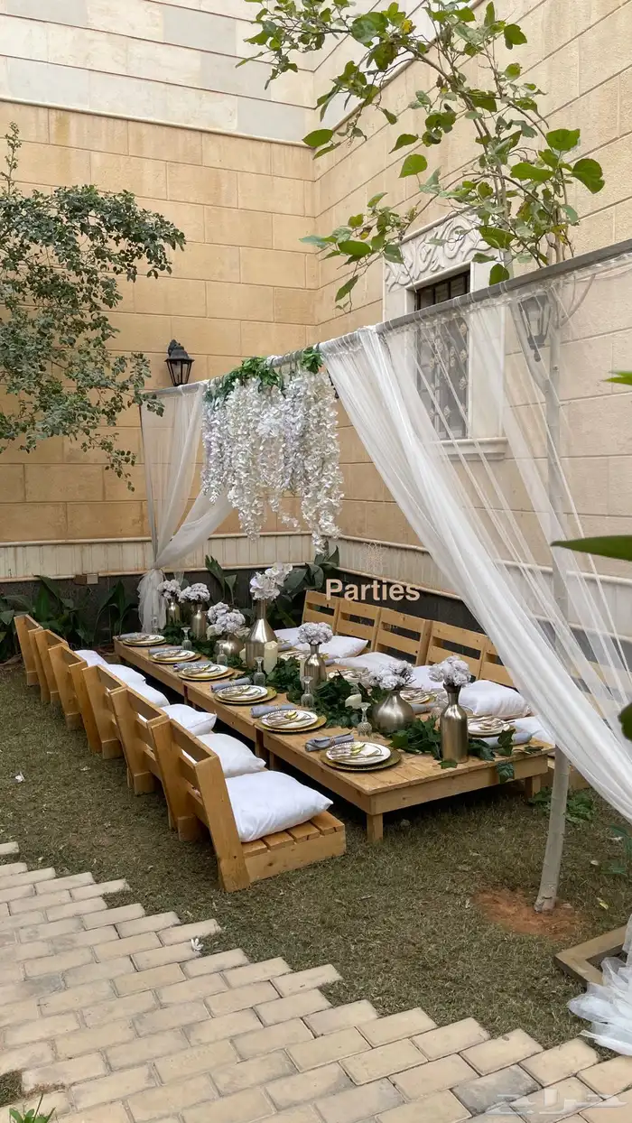 تاجير جلسات اراضية - طاولة طعام - طاولة استقبال 0