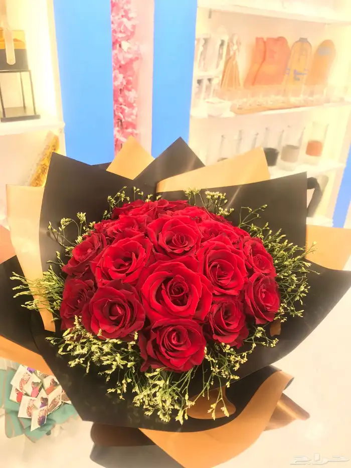باقه ورد حب فازات طاولات 1