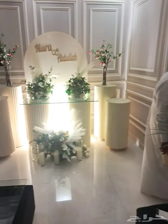 تنسيق كوش افراح مداخل استقبال توديع عزوبيه حفلات تخرج 62