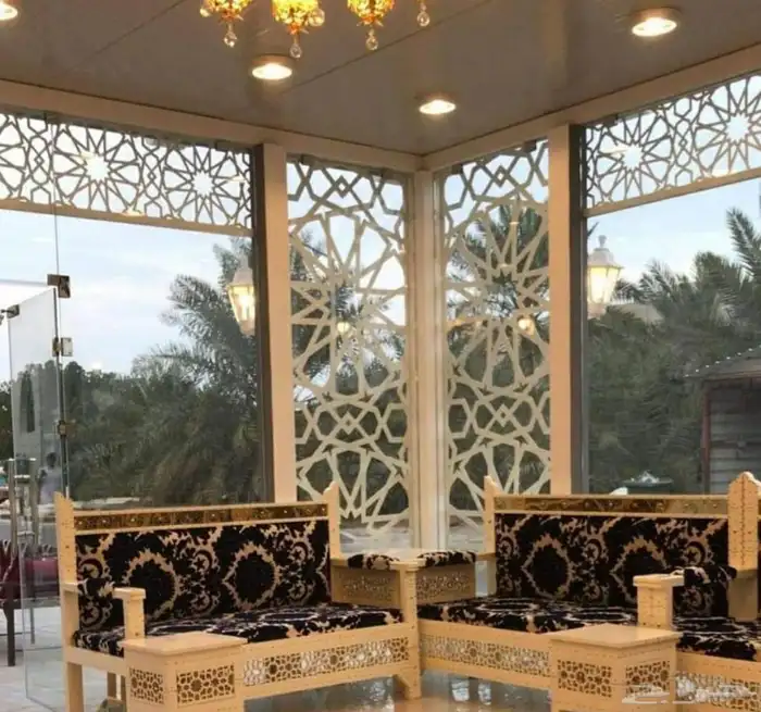 مظلات وجلسات خارجيه شفاف 15