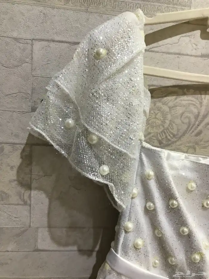 فستان سهرة ازياء نسائيةفساتين لامعه بلؤلؤ انيق مناسب لحوامل 7