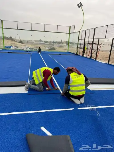 خصومات يوم التاسيس تركيب ملاعب بادل. كامل 6