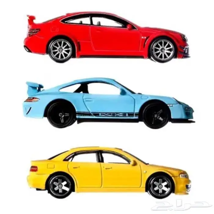 للبيع 3 سيارات HotWheels Premium 4