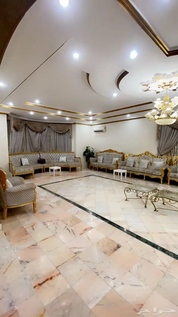 حجز استراحه قسمين كبيره مساحة 3 الاف 1