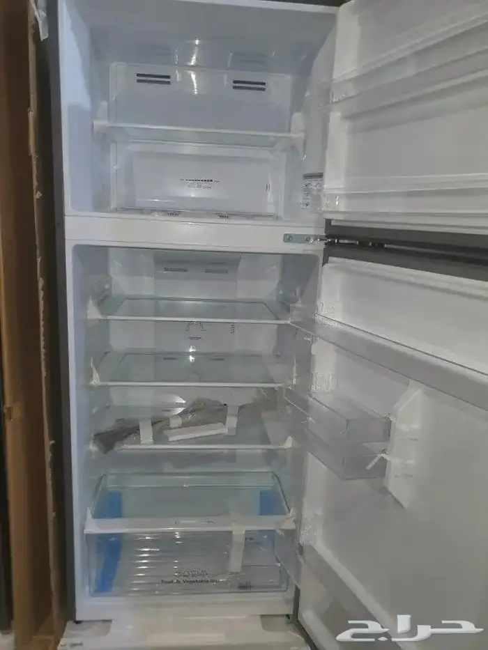 ثلاجة جنرال جولدي 11 قدم فضي 1099 ريال 3
