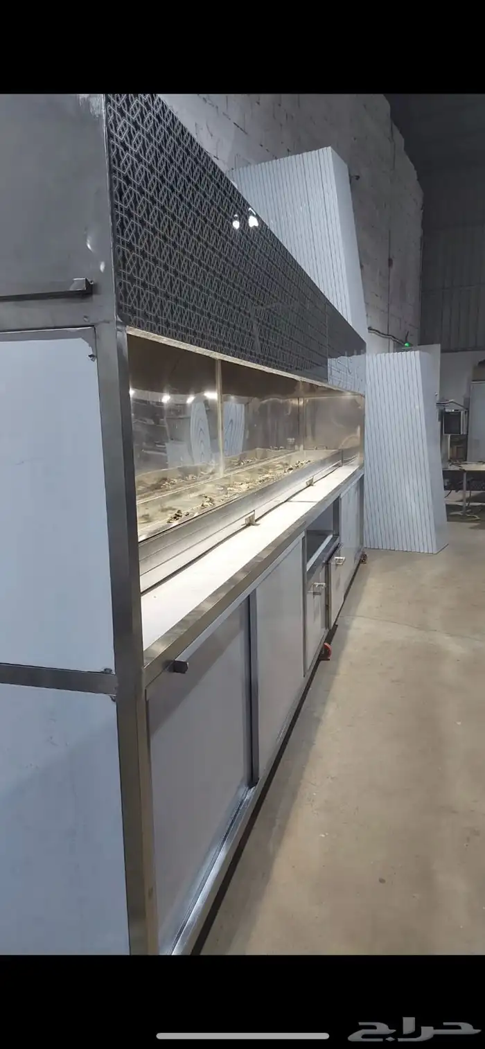 شواية فحم شوايه استانلس ستيل معدات مطاعم معدات استيل 0