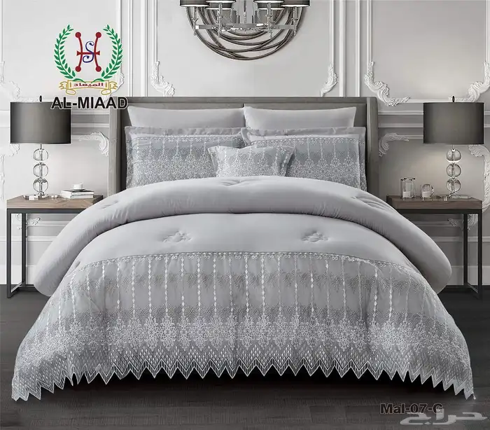 لحاف نفرين 7 قطع جديد 7