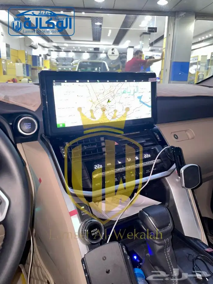 شاشة لاند كروزر 2022 الى 2024 بنظام الأندرويد 2