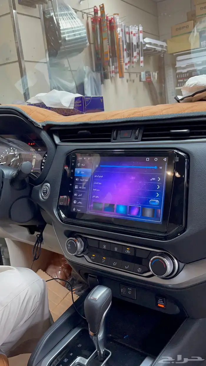 شاشة نيسان اكستيرا 2022 _2020 نظام اندرويد وابل كار بلاي 3