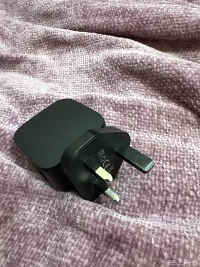 كبس فيش شاحن جداري بقوة 30W بمدخل PD USB اسود 1